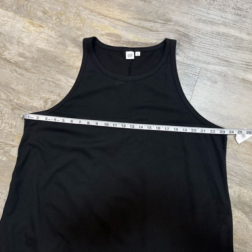 NWT Gap Sleeveless Transitional Flattering Racerback Knit Dress Black XXL 18 - Picture 4 of 9